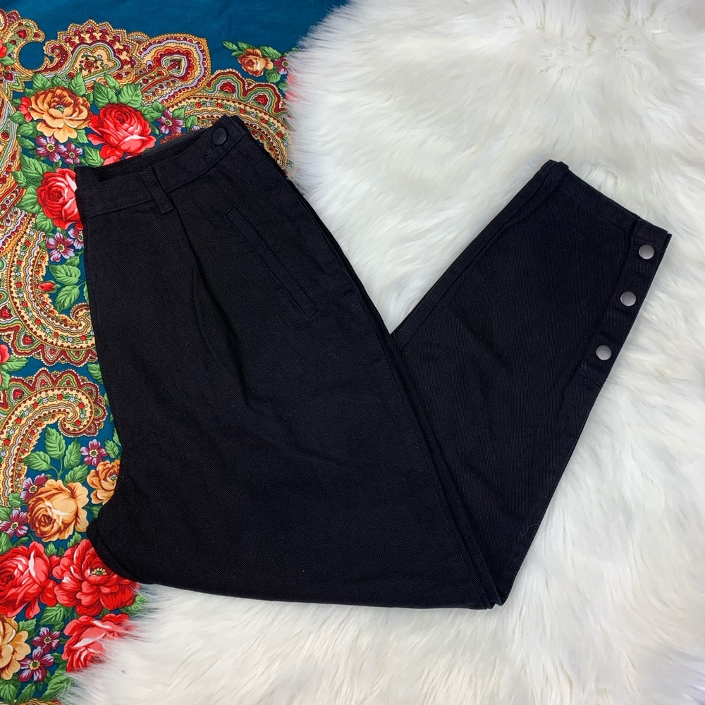OAK Black Side Zip Baggy Jean - Picture 7 of 12